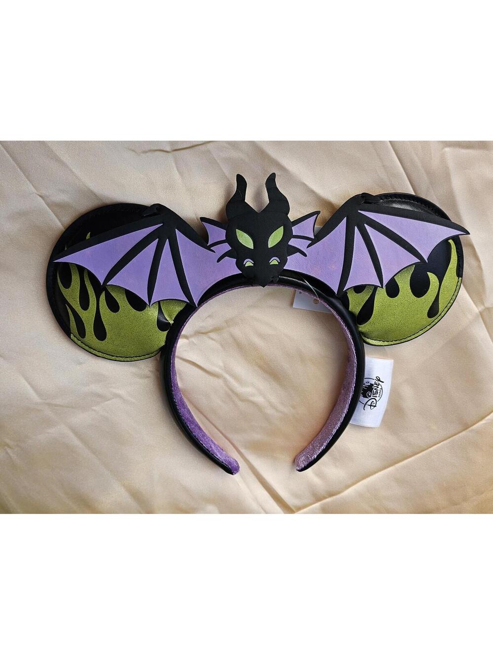 Maleficent Dragon Sleeping Beauty Minnie Ears Headband - Picture 2 of 3